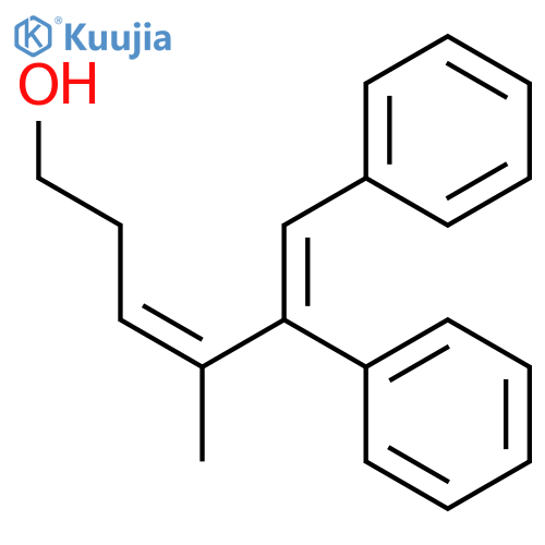3,5-Hexadien-1-ol, 4-methyl-5,6-diphenyl-, (3E,5Z)- structure