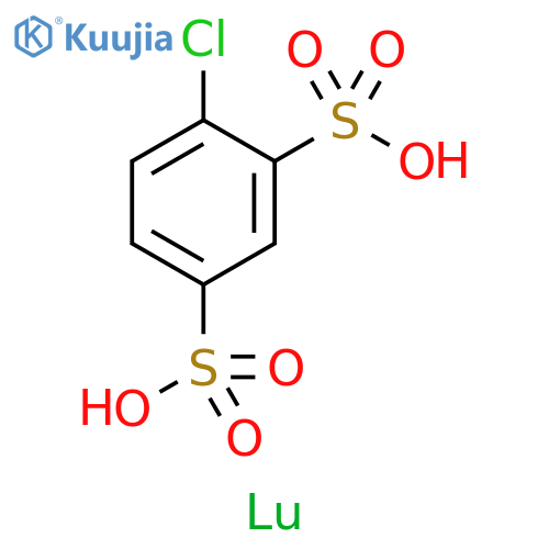 1,3-Benzenedisulfonic acid, 4-chloro-, lutetium(3+) salt (3:1) structure