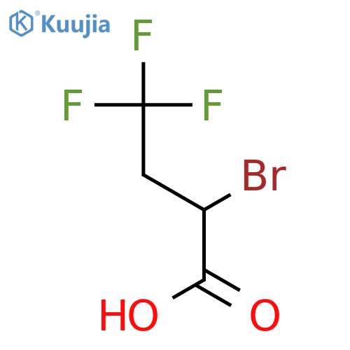2-Bromo-4,4,4-trifluorobutyric Acid structure