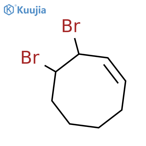 CYCLOOCTENE, 3,4-DIBROMO- structure