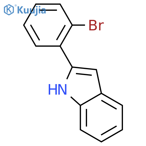 1H-Indole, 2-(2-bromophenyl)- structure