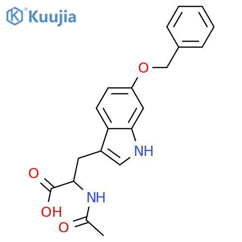 Tryptophan, N-acetyl-6-(phenylmethoxy)- structure