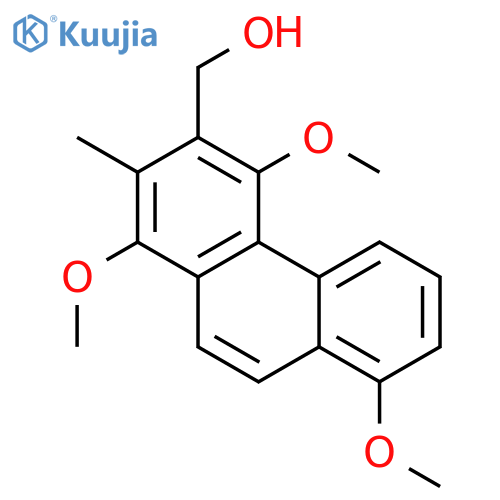 3-Phenanthrenemethanol, 1,4,8-trimethoxy-2-methyl- structure