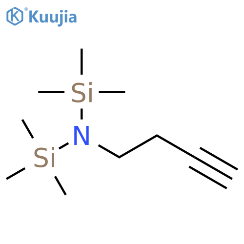 Silanamine, N-3-butynyl-1,1,1-trimethyl-N-(trimethylsilyl)- structure