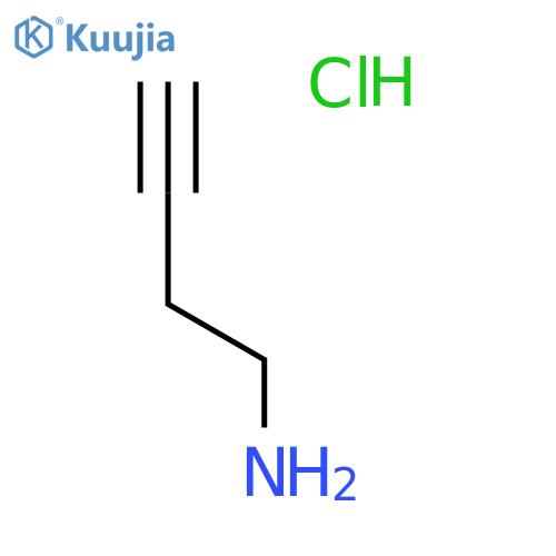 But-3-yn-1-amine hydrochloride structure