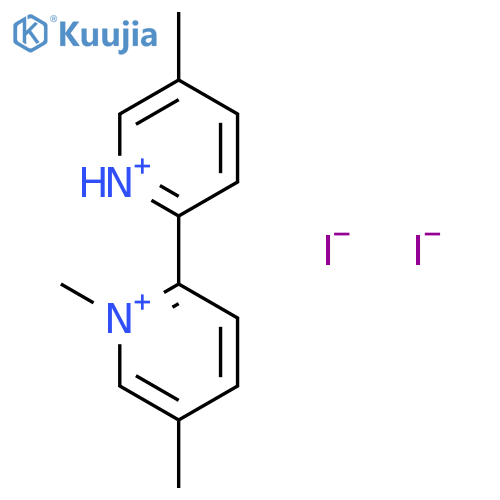 2,2'-Bipyridinium, 1,5,5'-trimethyl-, iodide structure