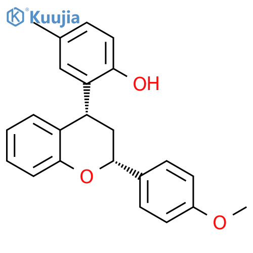 Phenol,2-[3,4-dihydro-2-(4-methoxyphenyl)-2H-1-benzopyran-4-yl]-4-methyl-,cis- structure