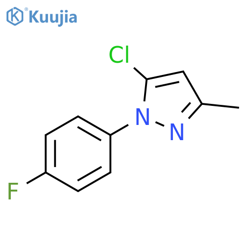 5-chloro-1-(4-fluorophenyl)-3-methyl-1H-pyrazole structure
