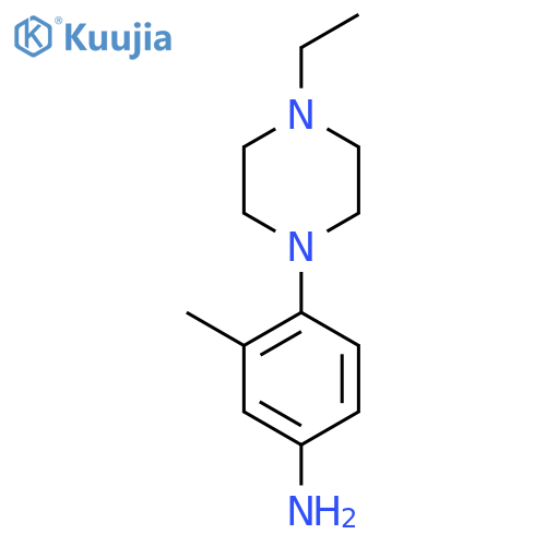 4-(4-Ethylpiperazin-1-yl)-3-methylaniline structure