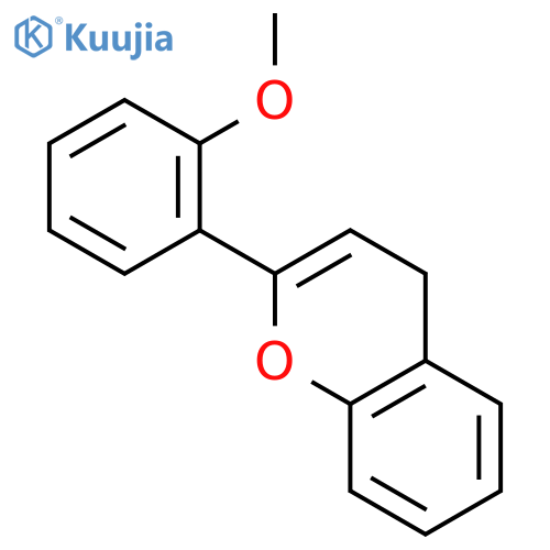 4H-1-Benzopyran, 2-(2-methoxyphenyl)- structure