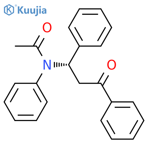 Acetamide, N-[(1S)-3-oxo-1,3-diphenylpropyl]-N-phenyl- structure