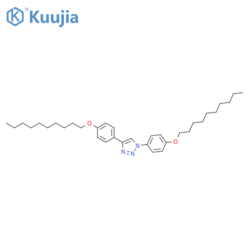 1H-1,2,3-TRIAZOLE, 1,4-BIS[4-(DECYLOXY)PHENYL]- structure