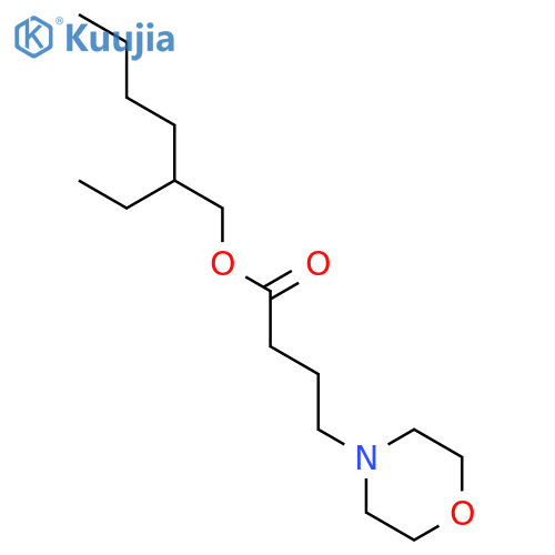 4-Morpholinebutanoic acid, 2-ethylhexyl ester structure