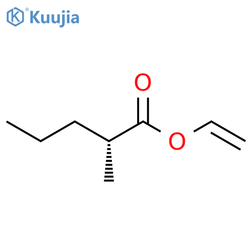 Pentanoic acid, 2-methyl-, ethenyl ester, (2R)- structure