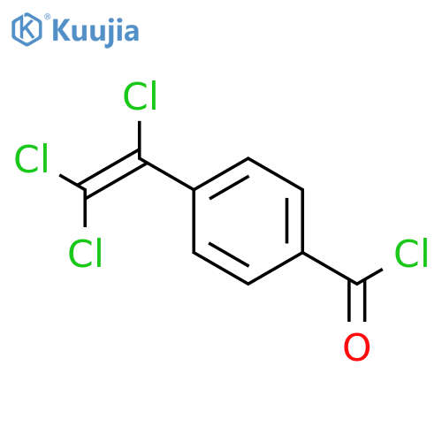 Benzoyl chloride, 4-(trichloroethenyl)- structure