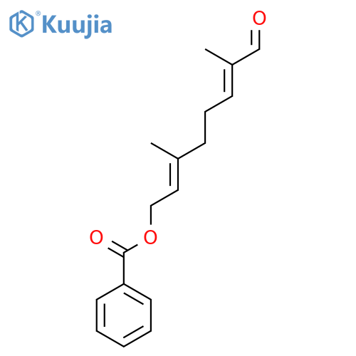2,6-Octadienal, 8-(benzoyloxy)-2,6-dimethyl-, (E,E)- structure