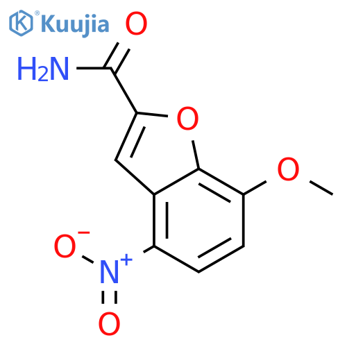2-Benzofurancarboxamide, 7-methoxy-4-nitro- structure