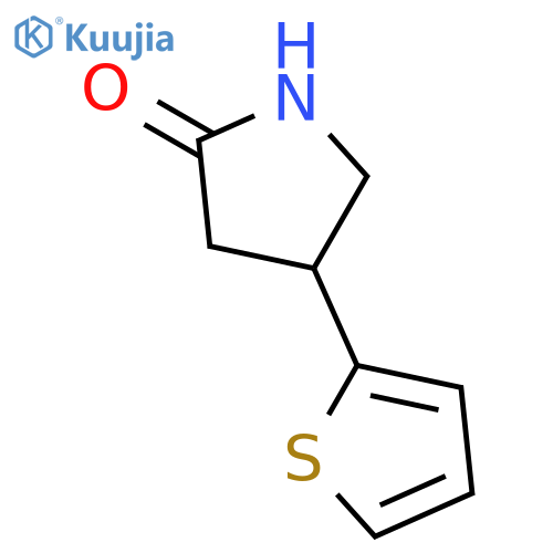 4-(Thiophen-2-yl)pyrrolidin-2-one structure