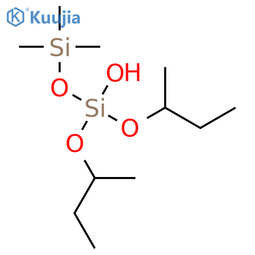 Disiloxanol, 3,3,3-trimethyl-1,1-bis(1-methylpropoxy)- structure