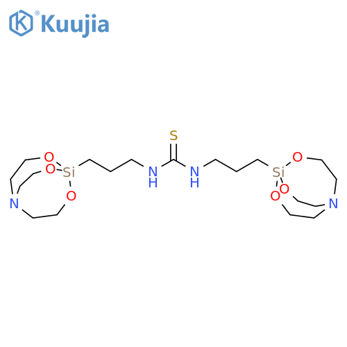 Thiourea, N,N'-bis[3-(2,8,9-trioxa-5-aza-1-silabicyclo[3.3.3]undec-1-yl)propyl]- structure