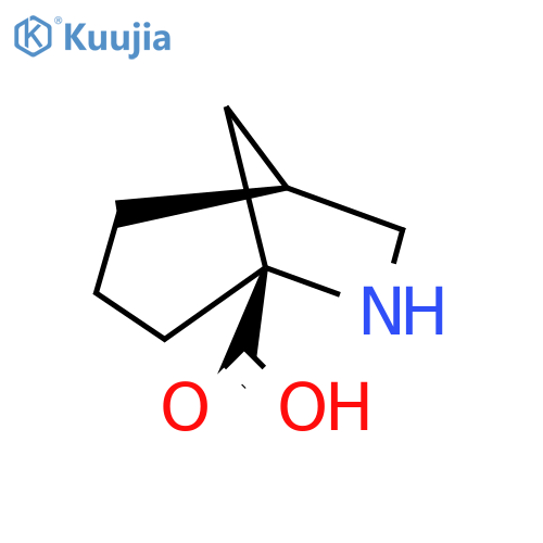 (1S,5R)-6-azabicyclo[3.2.1]octane-5-carboxylic acid structure