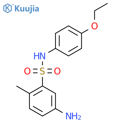 5-Amino-N-(4-ethoxyphenyl)-2-methylbenzene-1-sulfonamide structure