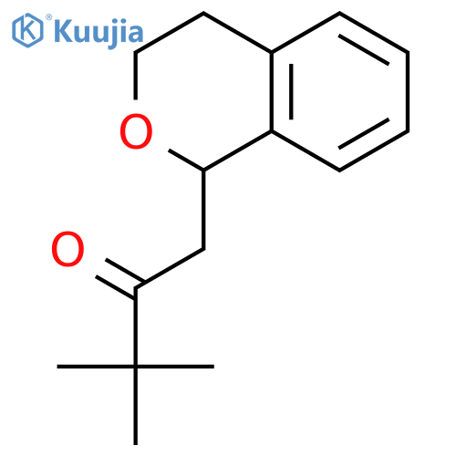 2-Butanone, 1-(3,4-dihydro-1H-2-benzopyran-1-yl)-3,3-dimethyl- structure