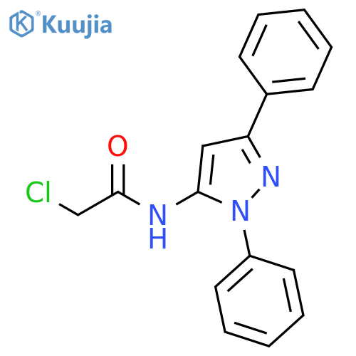 2-Chloro-N-(1,3-diphenyl-1H-pyrazol-5-yl)acetamide structure