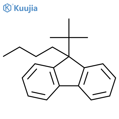 9H-Fluorene, 9-butyl-9-(1,1-dimethylethyl)- structure