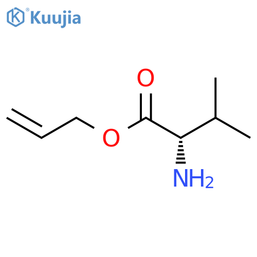 prop-2-en-1-yl (2S)-2-amino-3-methylbutanoate structure