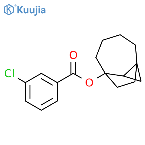 BENZOIC ACID, 3-CHLORO-, TRICYCLO[4.2.2.01,7]DEC-6-YL ESTER structure