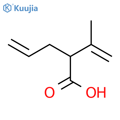 4-Pentenoic acid, 2-(1-methylethenyl)- structure