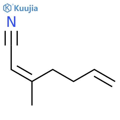 2,6-Heptadienenitrile, 3-methyl-, (Z)- structure
