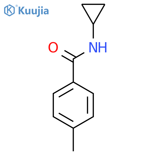 Benzamide, N-cyclopropyl-4-methyl- structure