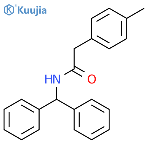 Benzeneacetamide, N-(diphenylmethyl)-4-methyl- structure