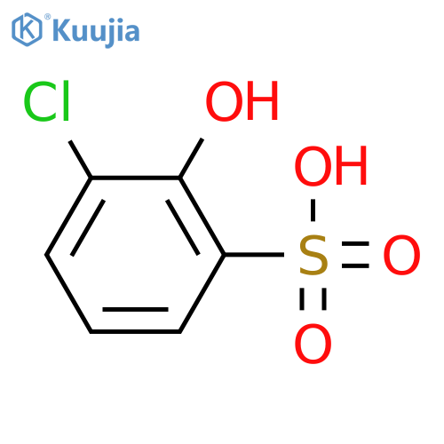 Benzenesulfonic acid, 3-chloro-2-hydroxy- structure