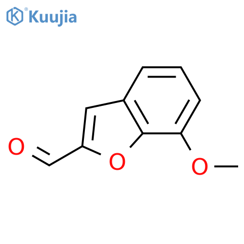 7-methoxy-1-benzofuran-2-carbaldehyde structure
