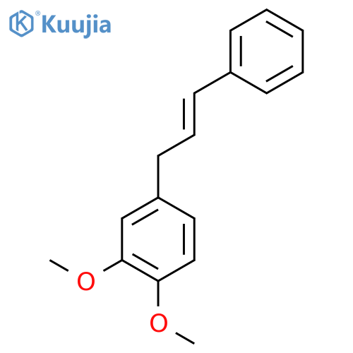 Benzene, 1,2-dimethoxy-4-(3-phenyl-2-propenyl)- structure