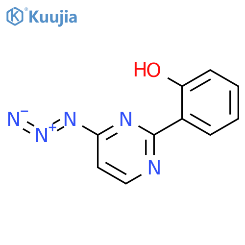 Phenol, 2-(4-azido-2-pyrimidinyl)- structure