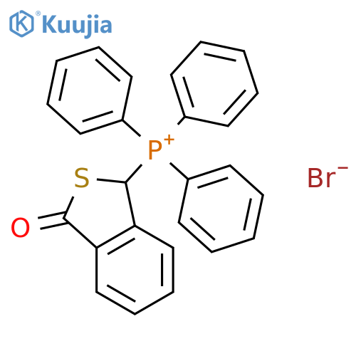 Phosphonium, (1,3-dihydro-3-oxobenzo[c]thien-1-yl)triphenyl-, bromide structure