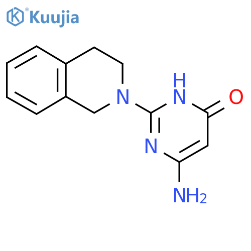 6-Amino-2-(3,4-dihydroisoquinolin-2(1H)-yl)pyrimidin-4(3H)-one structure