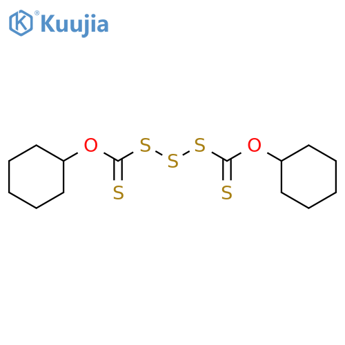 TRISULFIDE, BIS[(CYCLOHEXYLOXY)THIOXOMETHYL] structure