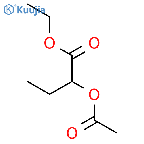 Butanoic acid, 2-(acetyloxy)-, ethyl ester, (S)- structure