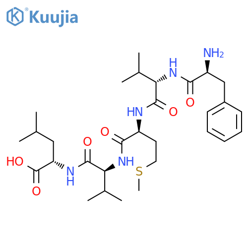L-Leucine, L-phenylalanyl-L-valyl-L-methionyl-L-valyl- structure