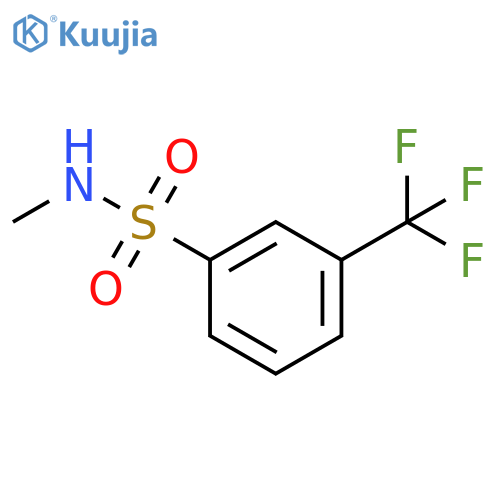 N-methyl-3-(trifluoromethyl)benzene-1-sulfonamide structure