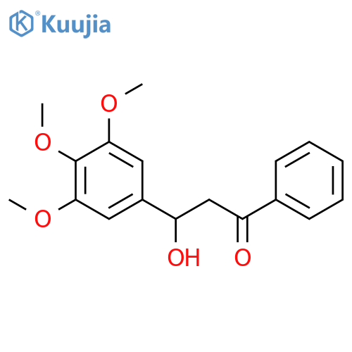 1-PROPANONE, 3-HYDROXY-1-PHENYL-3-(3,4,5-TRIMETHOXYPHENYL)- structure