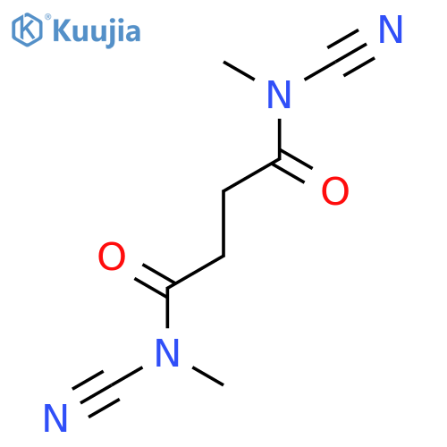 Butanediamide, N,N'-dicyano-N,N'-dimethyl- structure