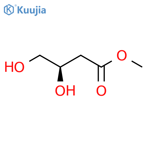 Butanoic acid,3,4-dihydroxy-, methyl ester structure