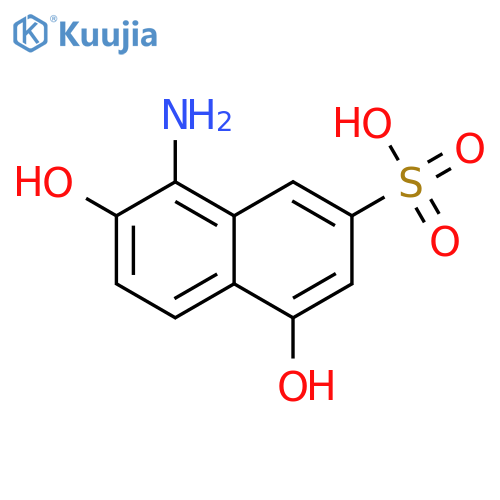 2-Naphthalenesulfonic acid, 8-amino-4,7-dihydroxy- structure