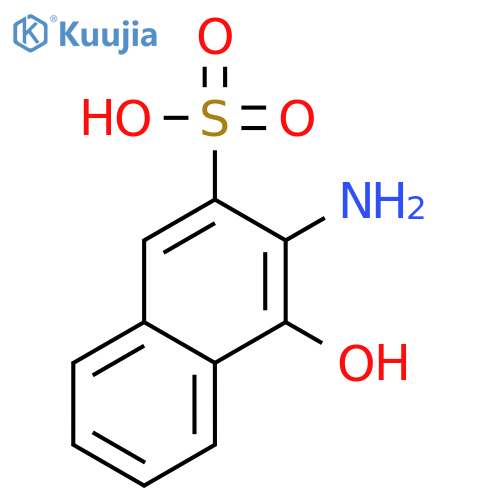 2-Naphthalenesulfonic acid, 3-amino-4-hydroxy- structure